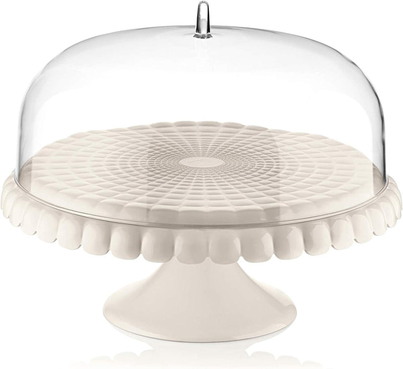 Guzzini - Tiffany - Cake Stand With Dome | 14x11 in - Limolin 