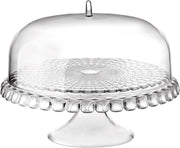 Guzzini - Tiffany - Cake Stand With Dome | 14x11 in - Limolin 
