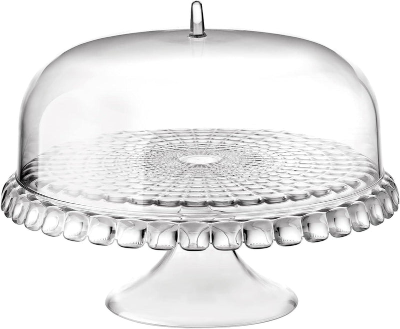 Guzzini - Tiffany - Cake Stand With Dome | 14x11 in - Limolin 