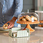 Guzzini - Tiffany - Small Cake Stand With Dome | 12 in - Limolin 