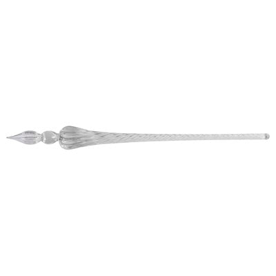 Round Glass Pen - Transparent (7.1 in)
