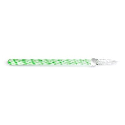 Straight Glass Pen Meadow Green (6.3 in)