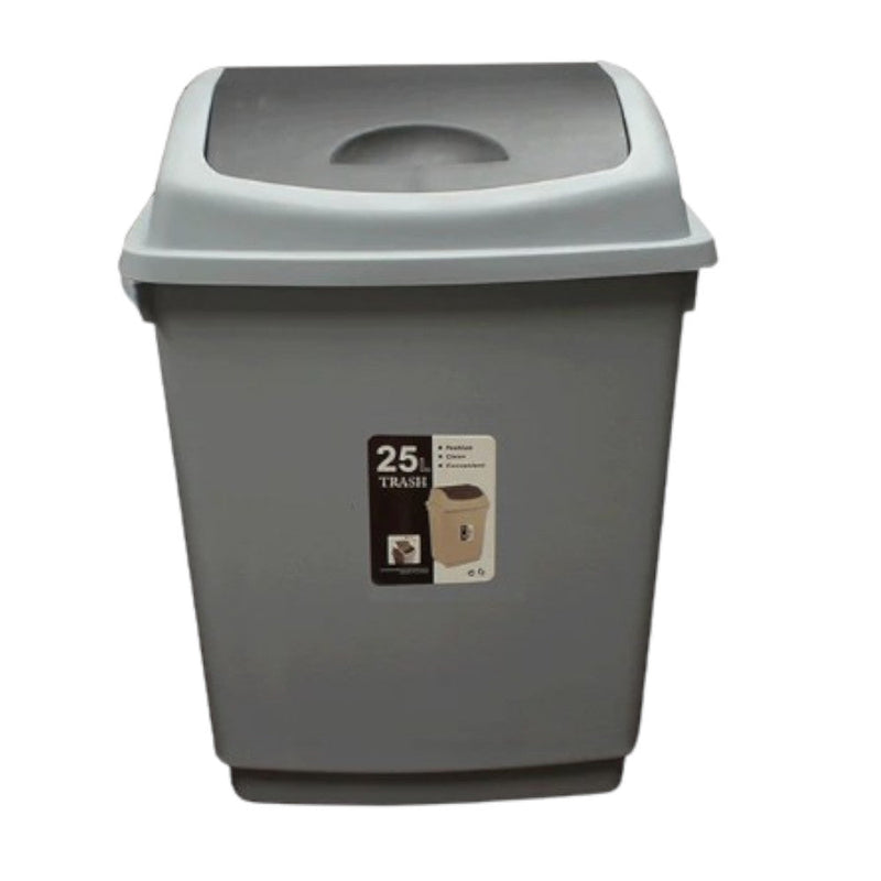 Home Aesthetics HA-5137 Swing-Lid Trash Can, 25 L