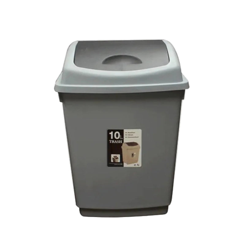 Home Aesthetics HA-5139 Swing-Lid Trash Can, 10 L