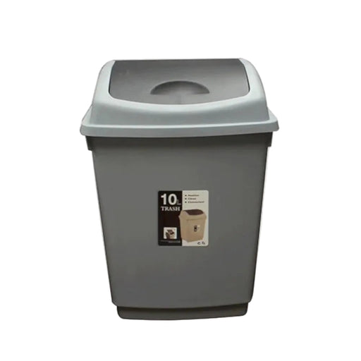 Home Aesthetics HA-5139 Swing-Lid Trash Can, 10 L