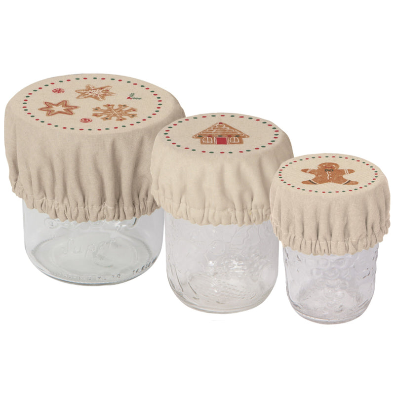 Heirloom - Christmas Cookies Mini Bowl Covers Set of 3