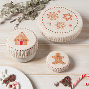 Heirloom - Christmas Cookies Mini Bowl Covers Set of 3 - lifestyle