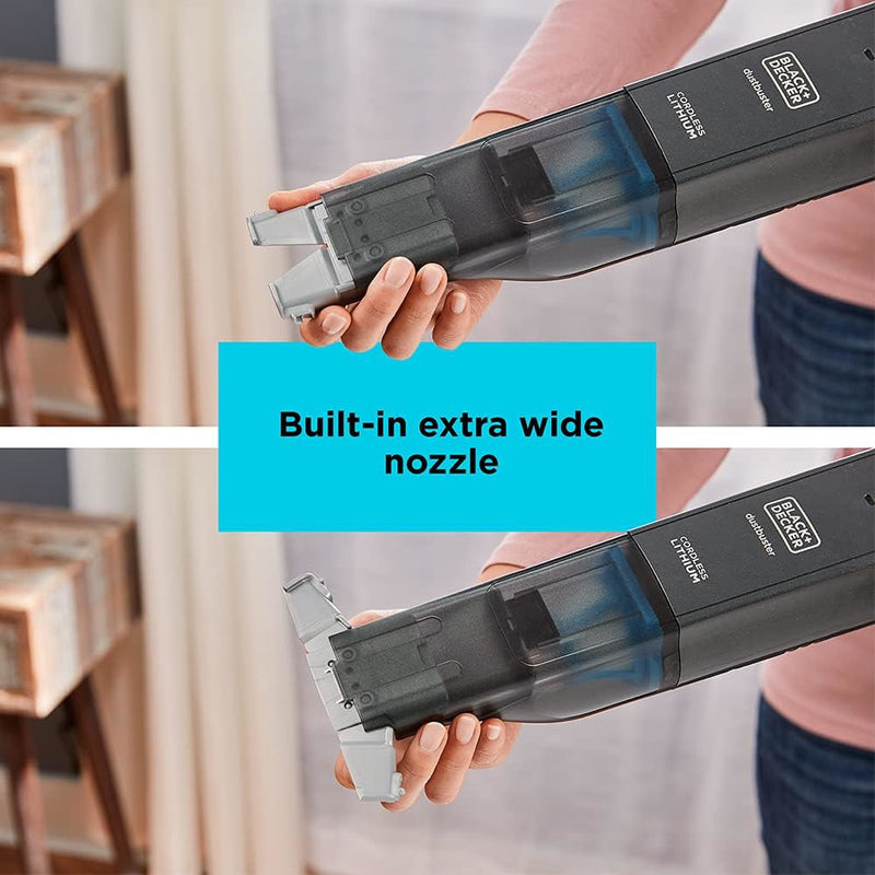 BLACK+DECKER - dustbuster AdvancedClean Slim HLVC320J01 - Cordless Hand Vacuum