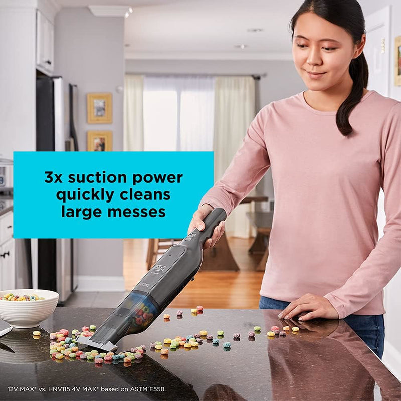 BLACK+DECKER - dustbuster AdvancedClean Slim HLVC320J01 - Cordless Hand Vacuum