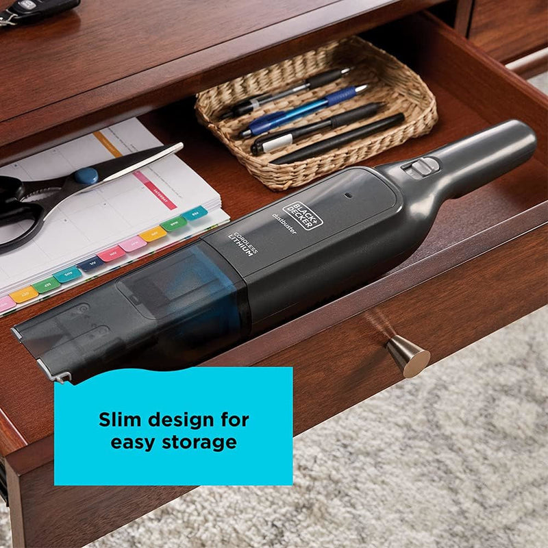 BLACK+DECKER - dustbuster AdvancedClean Slim HLVC320J01 - Cordless Hand Vacuum