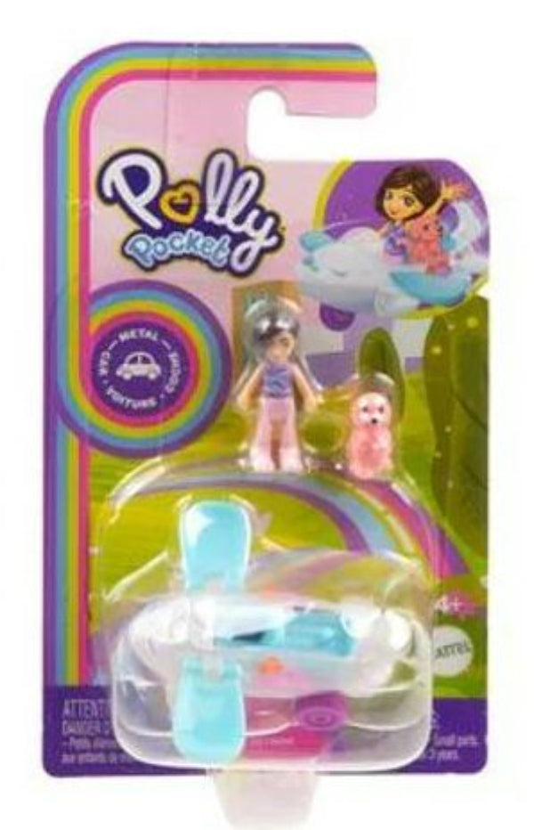 Polly Pocket - Pollyville Single Fig & Car