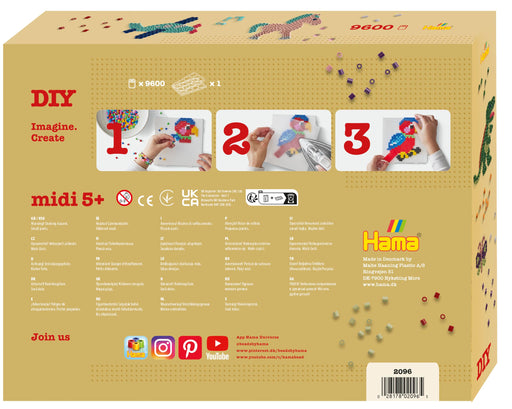 Hama - BEADS IN SORTING TRAY - Limolin 