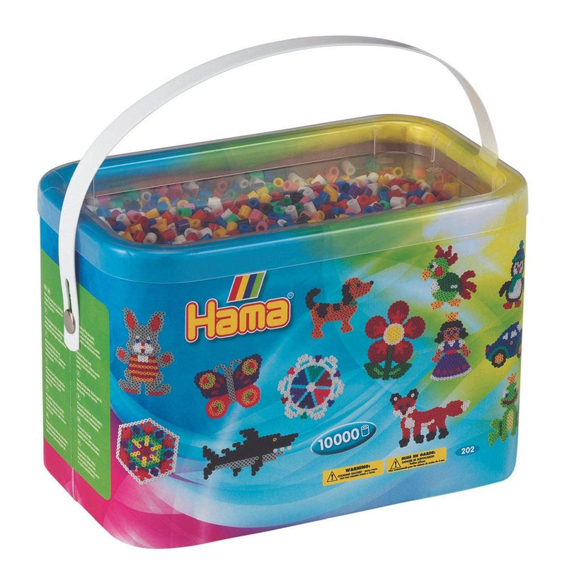 Hama - Beadsin A Bucket 10000-Piece - Midi Bead 5mm - Assorted Colors - Limolin 