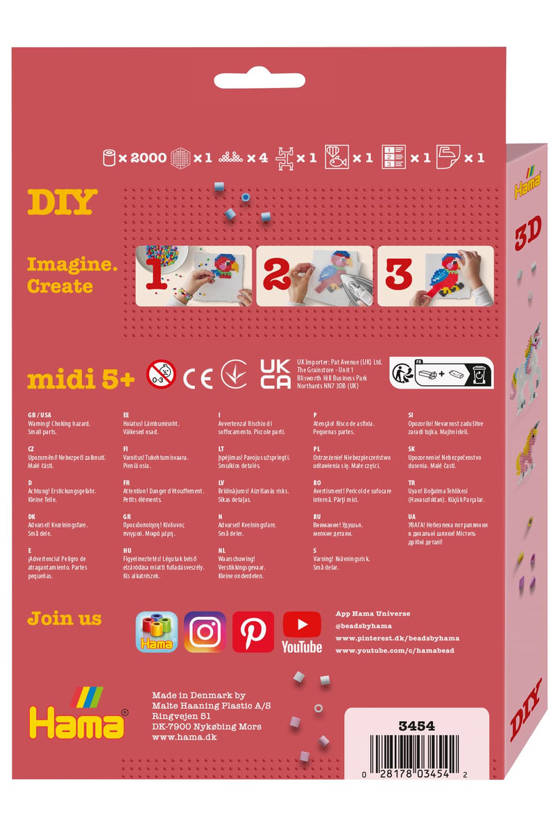 Hama - HANGING BOX - 3D UNICORNS - Limolin 