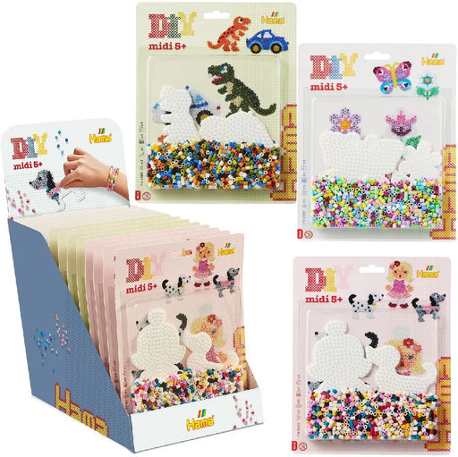 Hama - LARGE BEAD KIT BLISTER PDQ (12PCS/3 ASST) - Limolin 