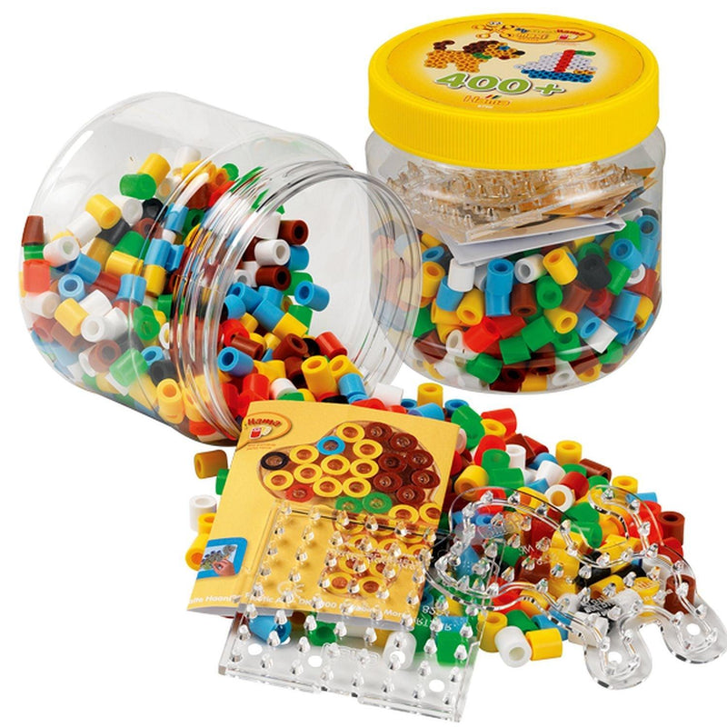 Hama - Maxi 400 Beads & Pegboardsin Tub - - Yellow - Limolin 
