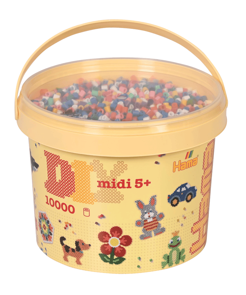 Hama - Midi 10K Beads In Bucket - Limolin 
