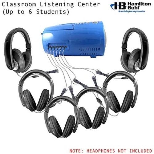HamiltonBuhl - Boombox Bluetooth Cd Casette 6Input Blue - Limolin 