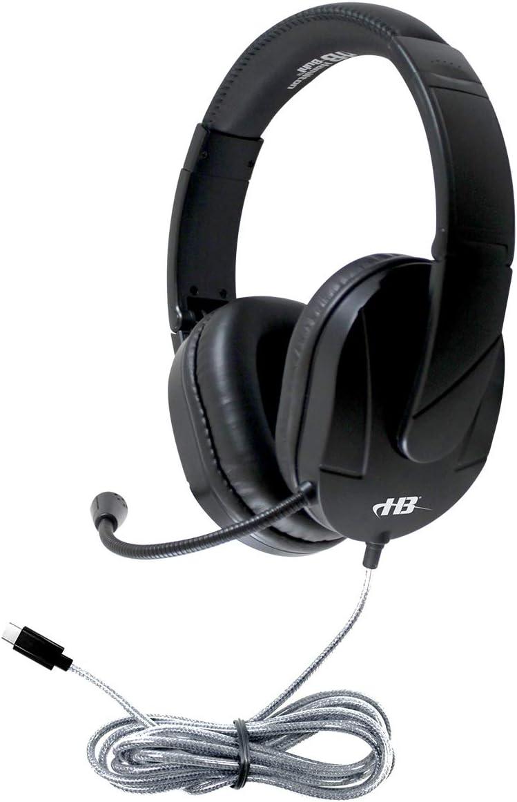 HamiltonBuhl - Headset (M2Usbc)-2C Deluxe Multimedia Usb Type-C Headset With Steel Gooseneck Microphone - Limolin 