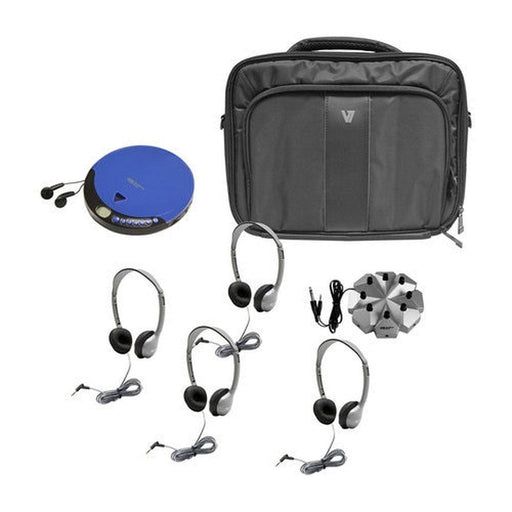 HamiltonBuhl - Listening Centre Ultra Portable Cd 4 Station - Limolin 