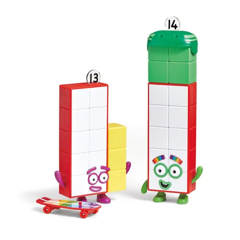Hand 2 Mind - 2025 Numberblocks Friends Thirteen & Fourteen Figure Pack - Limolin 