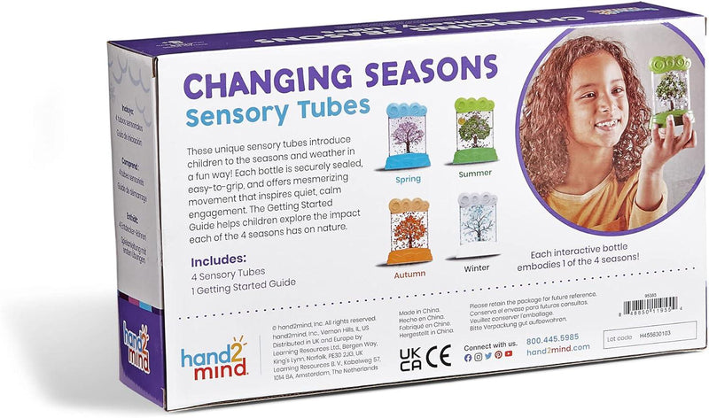 Hand 2 Mind - Changing Seasons - Sensory Fidget Tubes (Set of 4) - Limolin 