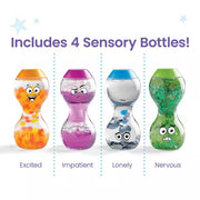 Hand 2 Mind - Express Your Feelings Sensory Bottles - Excited, Lonely, Nervous & Impatient - Limolin 
