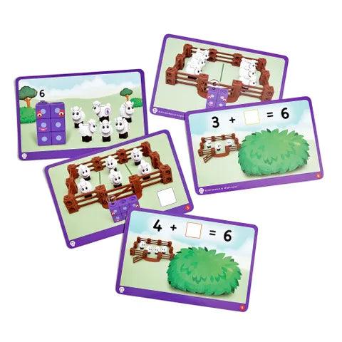 Hand 2 Mind - Mathlink Cubes Numberblocks Sheep Farm Activity Set - Limolin 