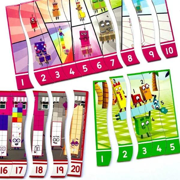 Hand 2 Mind - Numberblocks Sequencing Puzzle Set - Limolin 