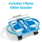 Hand 2 Mind - Plane Glider Scooter Board (Dark Blue) - Limolin 