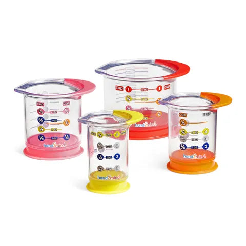 Hand 2 Mind - Rainbow Fraction® Liquid Measuring Cups - Limolin 