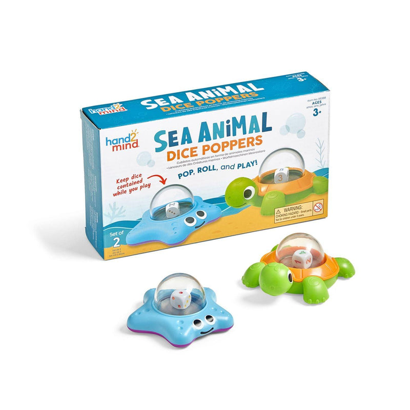 Hand 2 Mind - Sea Animal Dice Poppers - Limolin 