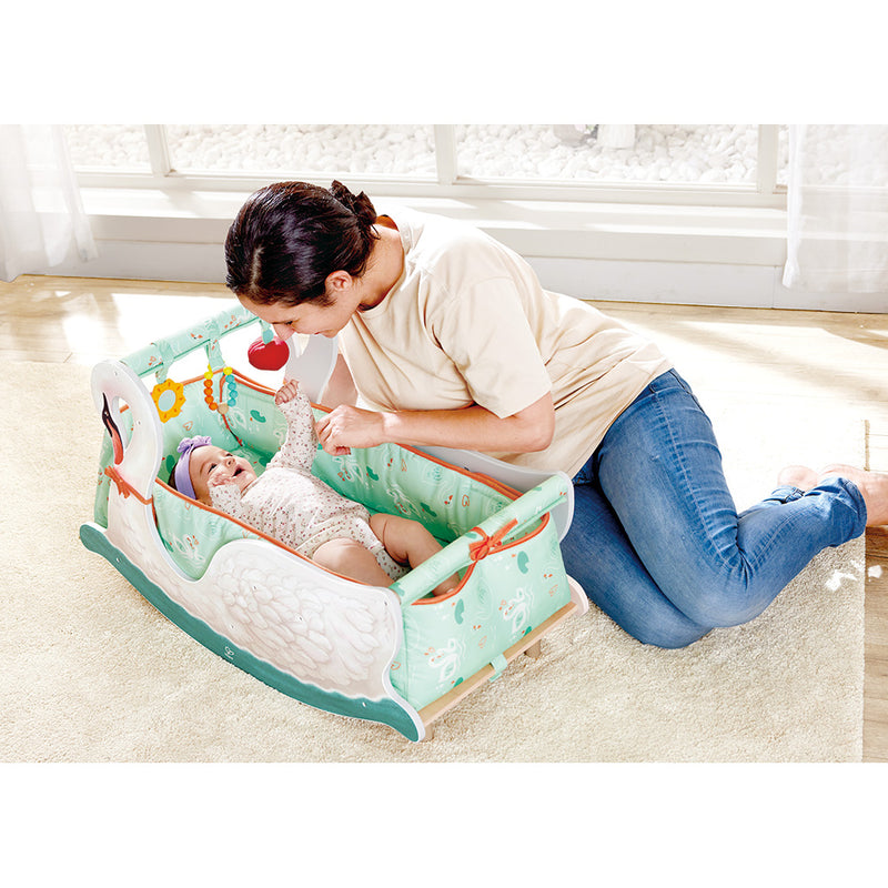 Hape - 2-In-1 Swan Seat Ride-On - Limolin 