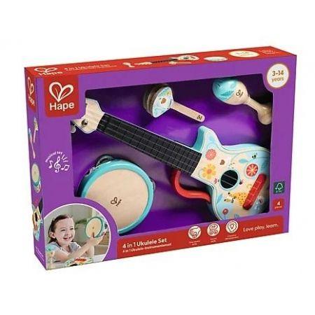 Hape - 4-In-1 Percussion Set - Limolin 