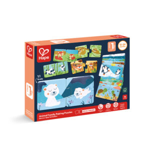 Hape - ANIMAL FAMILY PAIRING PUZZLES - Limolin 