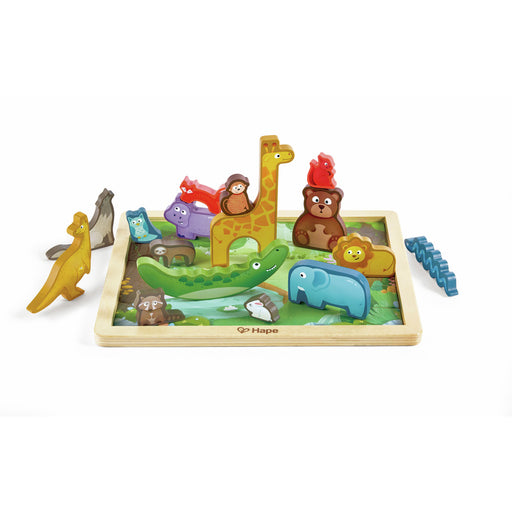 Hape - Animal Kingdom Puzzle - Limolin 