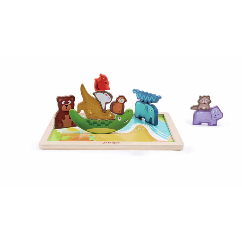 Hape - Animal Kingdom Puzzle - Limolin 