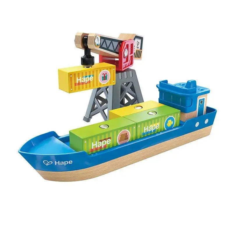 Hape - Cargo Ship & Crane - Limolin 