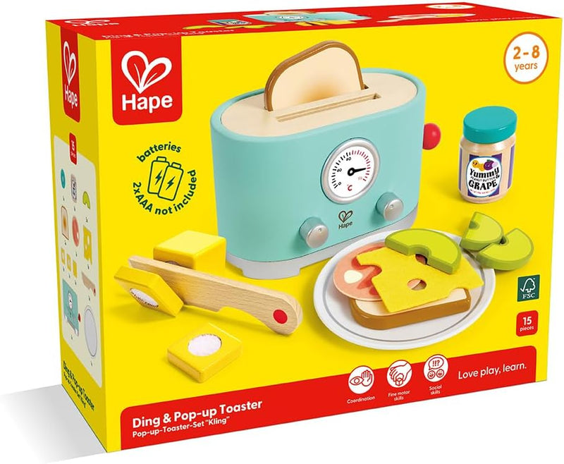 Hape - Ding & Pop-Up Toaster - Limolin 