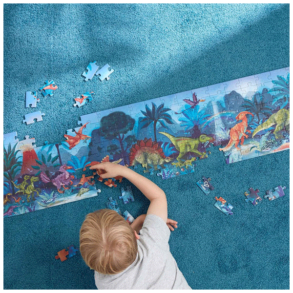 Hape - Dinosaur Glow-in-The - Dark Puzzle