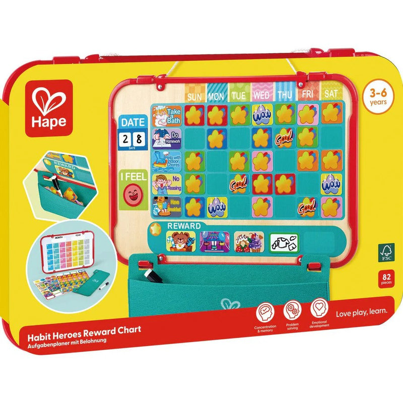 Hape - Habit Heroes Reward Chart - Limolin 