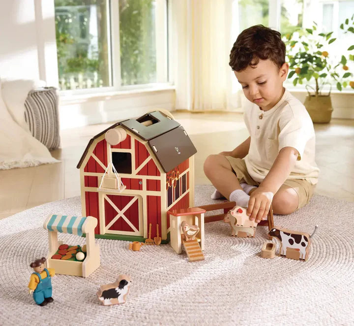 Hape - HAPPY FARM PLAYSET