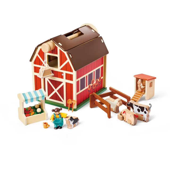 Hape - HAPPY FARM PLAYSET