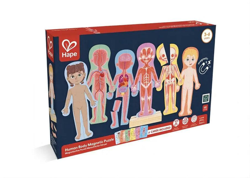 Hape - Human Body Magnetic Puzzle - Limolin 