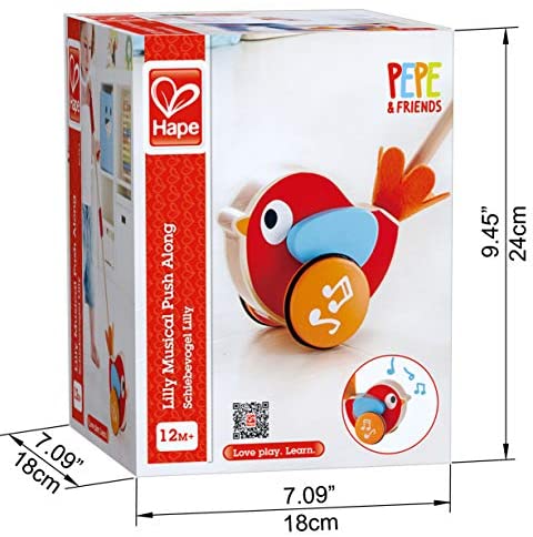 Hape - Lilly Musical Push Along - Limolin 