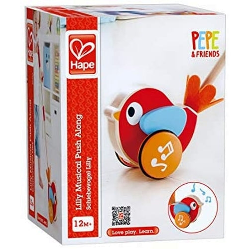 Hape - Lilly Musical Push Along - Limolin 