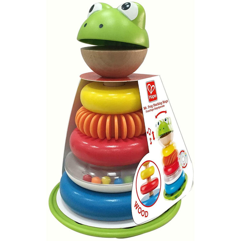 Hape - Mr Frog Stacking Rings - Limolin 