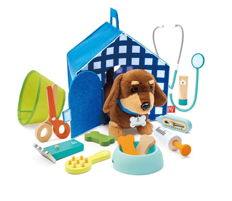 Hape - PUPPY CARE CLINIC VET SET - Limolin 