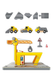 Hape - RAILWAY CRANE CONSTRUCTION - Limolin 