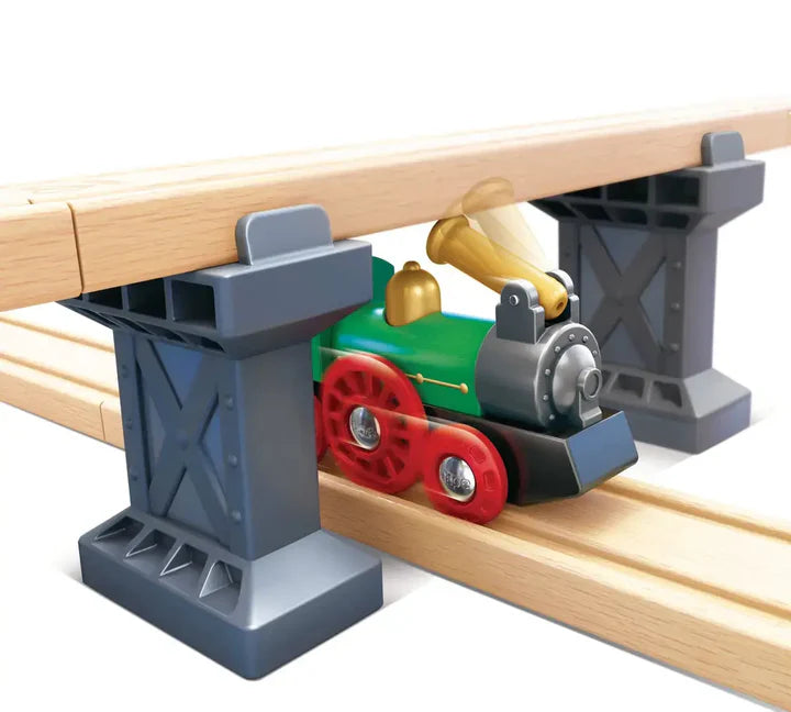Hape - RETRO TRAIN WITH FOLDABLE CHIMNEY